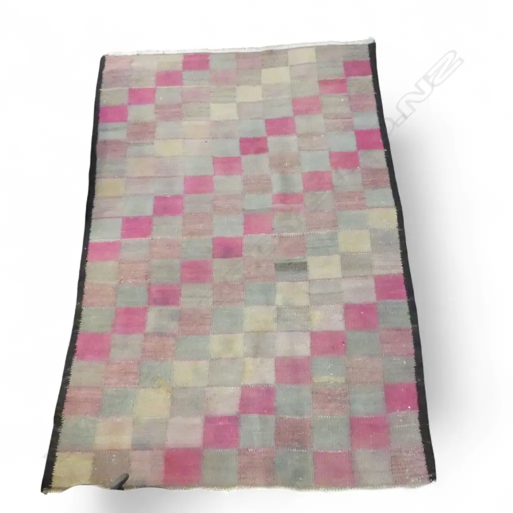 AZERBAIJAN HAND WOVEN RUG old repairs 2100x1400mm Image 1++