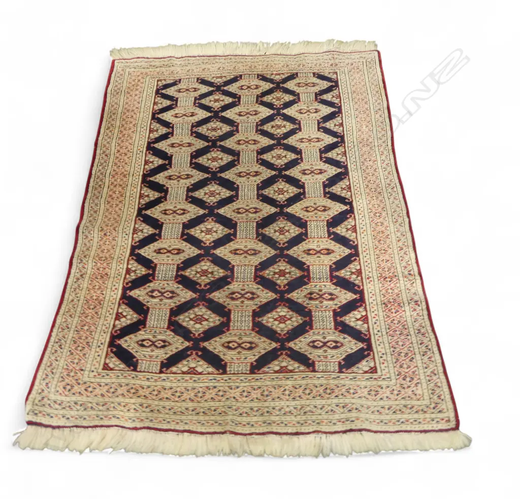 HAND KNOTTED ALL WOOL RUG 1350x1020mm Image 1++