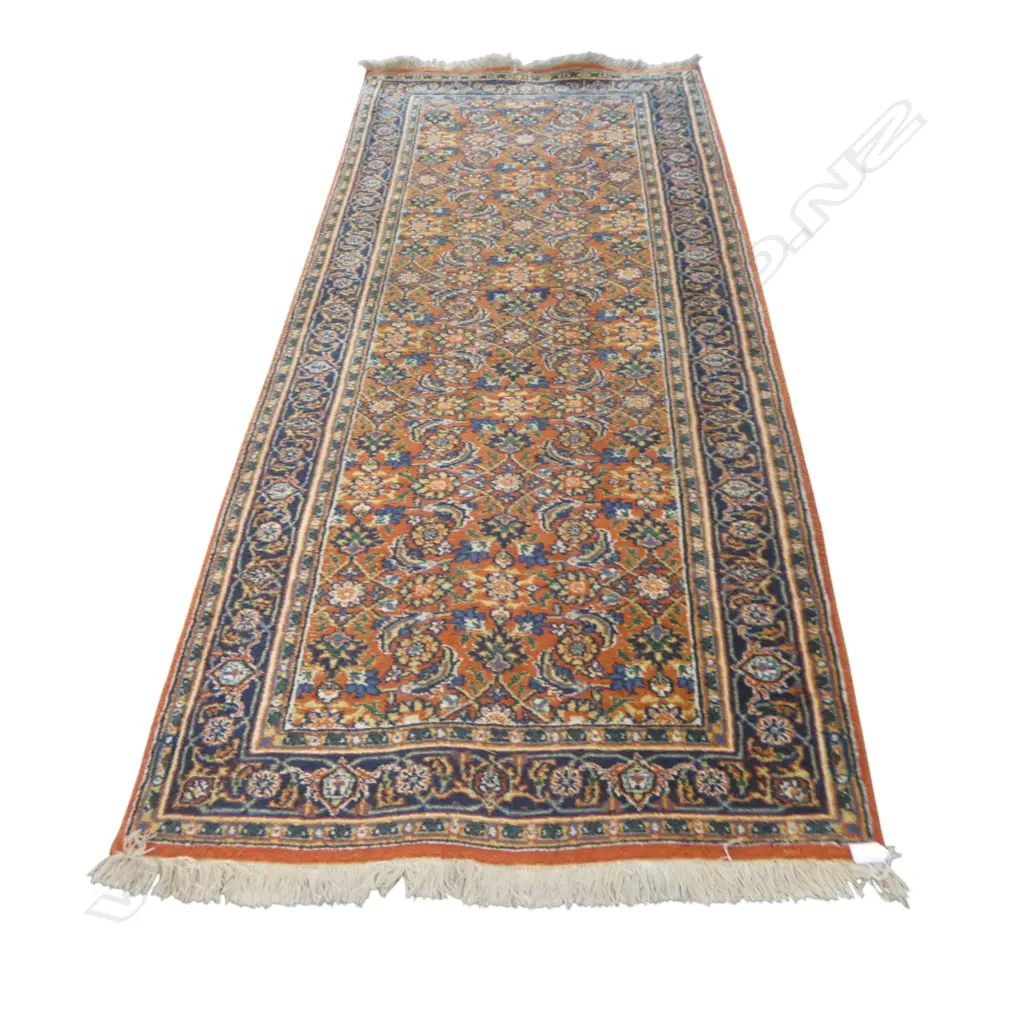 HAND KNOTTED WOOL PILE RUNNER 2300x840mm Image 1++