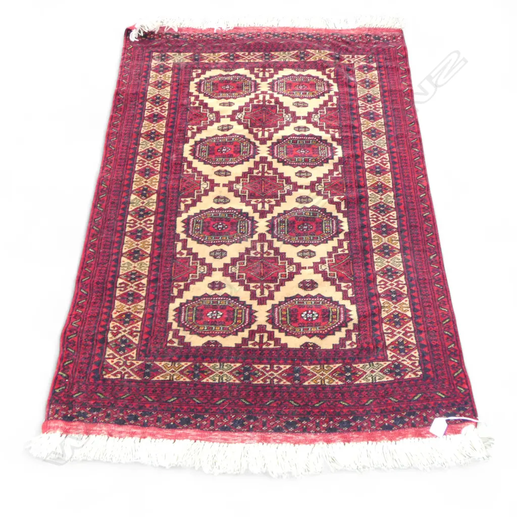 HAND KNOTTED WOOL PILE RUG 860x1300mm Image 1++