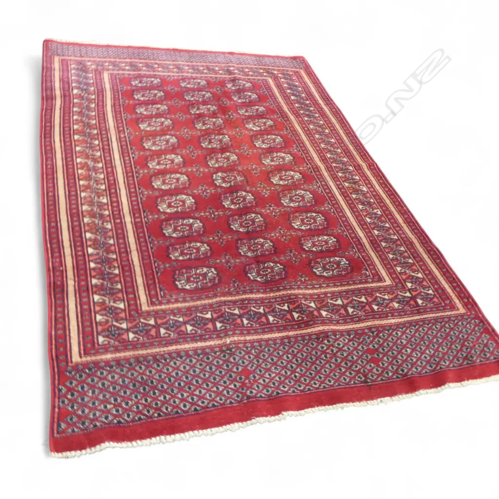 PERSIAN HAND KNOTTED TURKOMAN RUG 1800x1180mm Image 1++