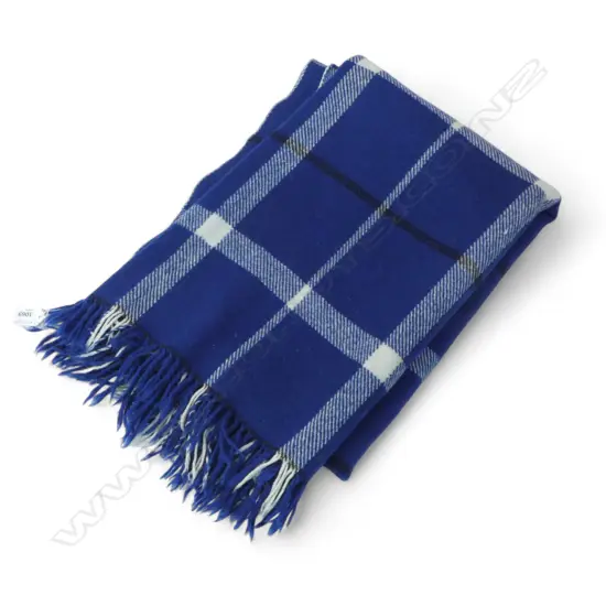 WANGANUI BLUE WOOL BLANKET