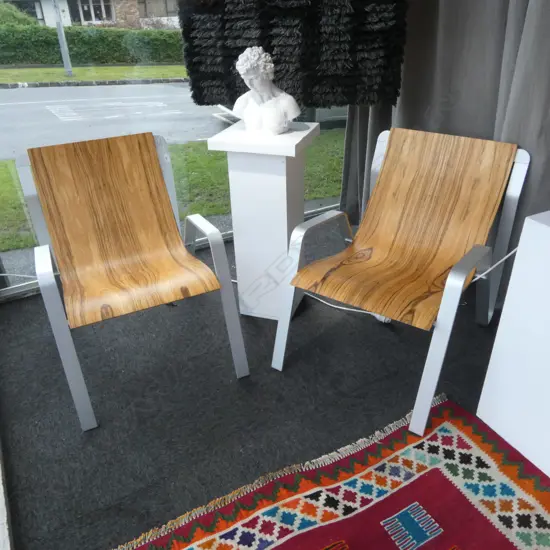 PR MODERN PLY ARMCHAIRS