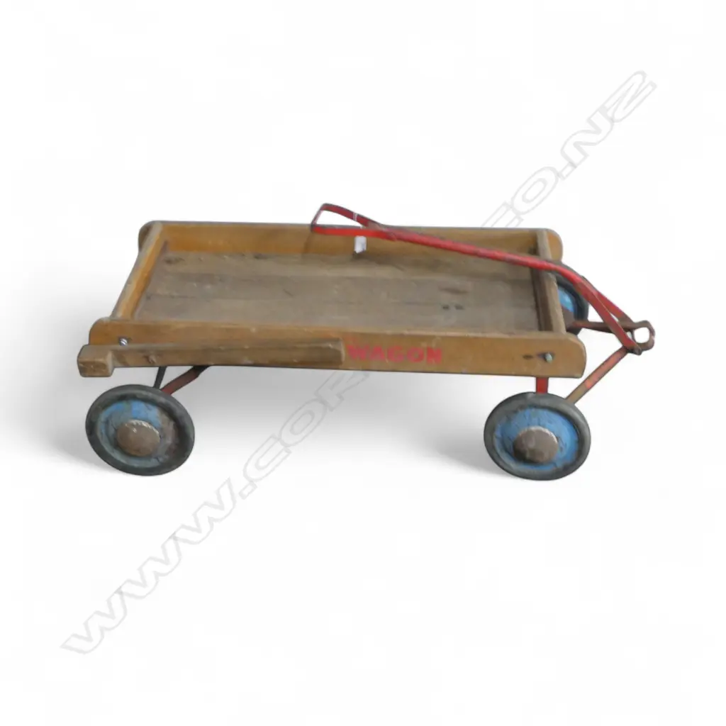 VINTAGE TRIANGE BATTLE WAGON TROLLY L1060MM Image 1++