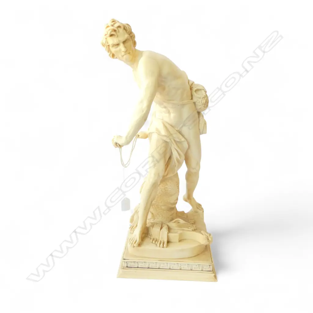 LG RESIGN ITALIAN 'A. SANTINI' CLASSICAL STYLE SCULPTURE H.600mm Image 1++