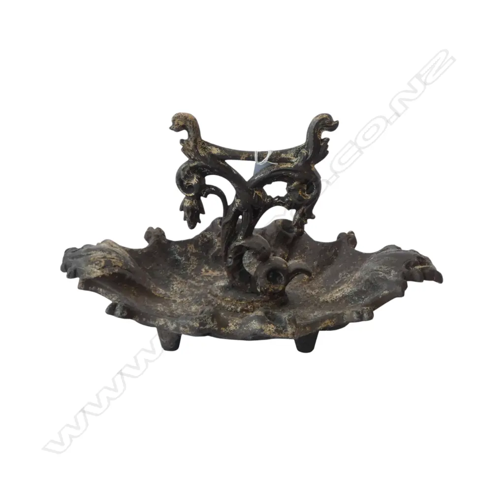 ANTIQUE CAST IRON BOOT SCRAPER W.445mm Image 1++