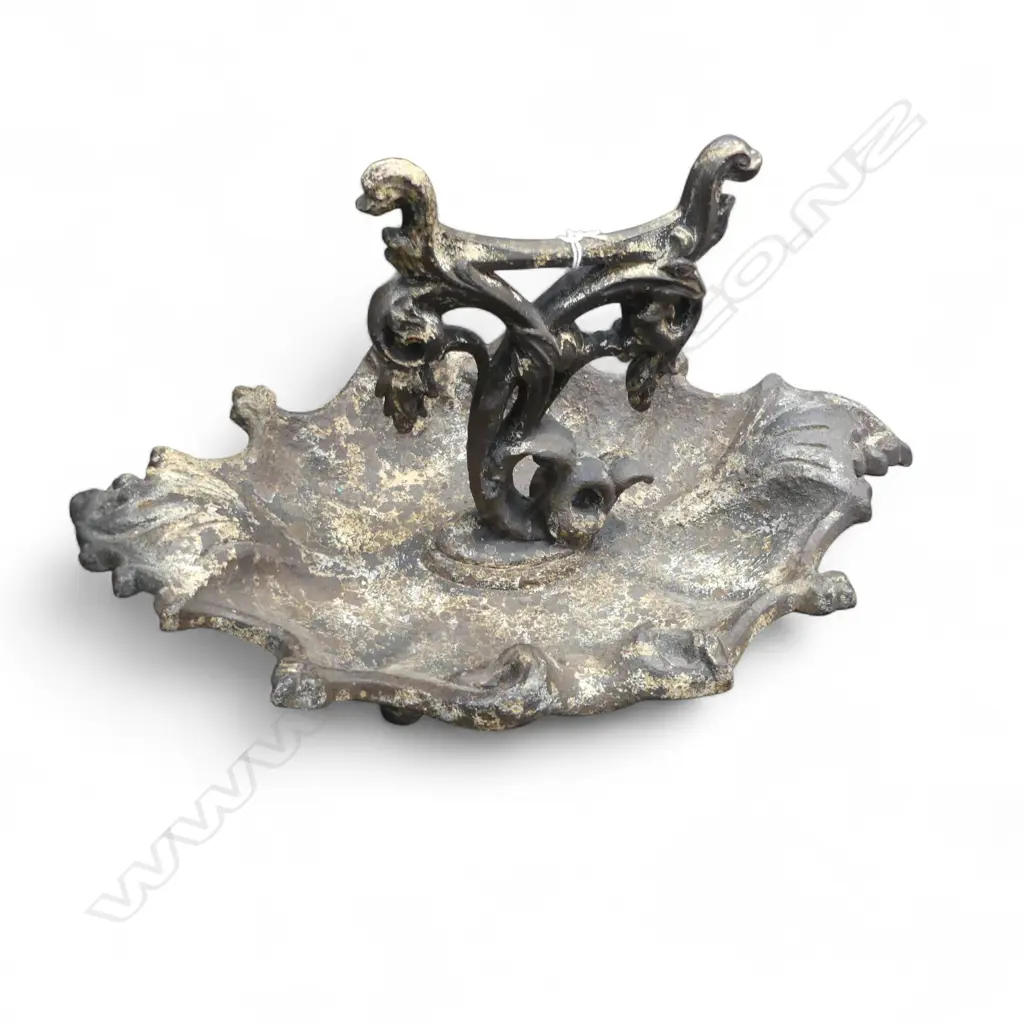 ANTIQUE CAST IRON BOOT SCRAPER W.445mm Image 1++