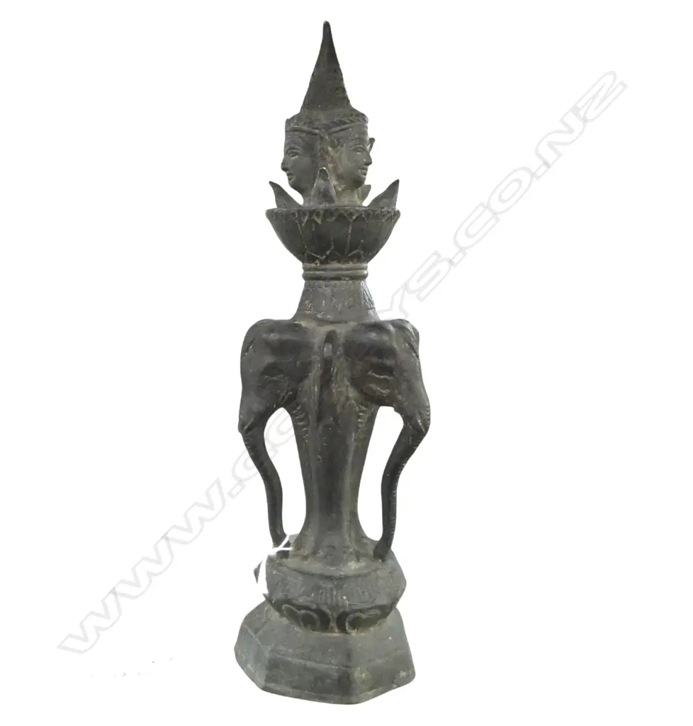 BRONZE BUDDHIST STATUE H255mm Image 1++