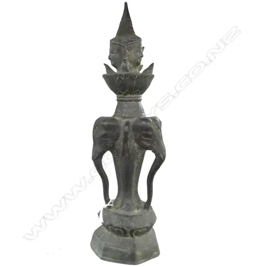 BRONZE BUDDHIST STATUE H255mm