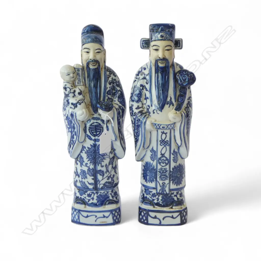 PR CHINESE B/W FIGURES H.330mm Image 1++