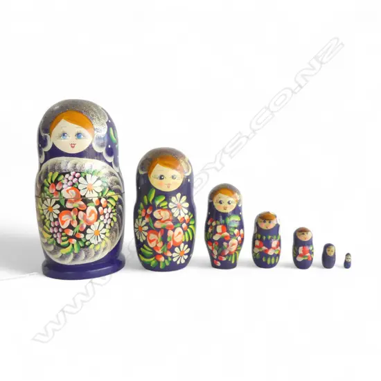 RUSSIAN DOLL Matryoshka H.210mm (7 TOTAL)