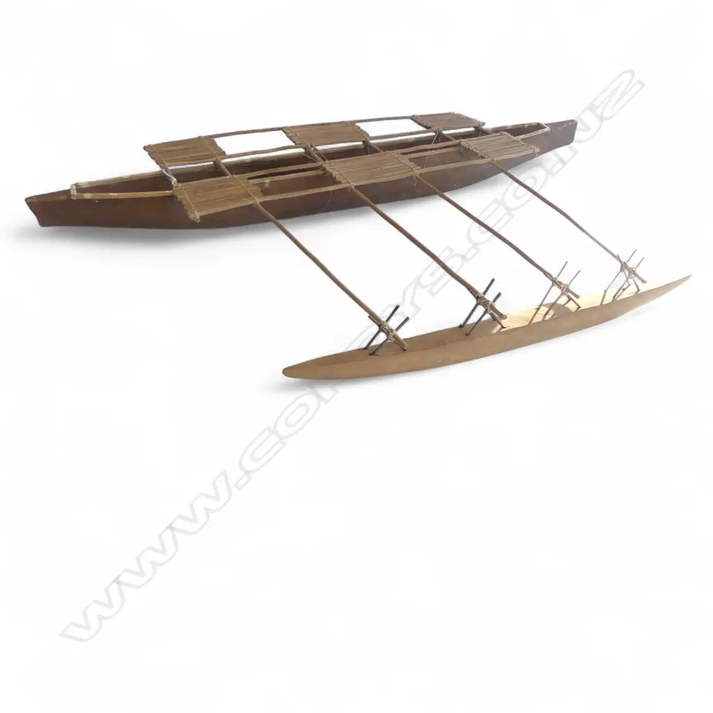 MODEL CANOE, PAPUA NEW GUINEA L.820MM Image 1++