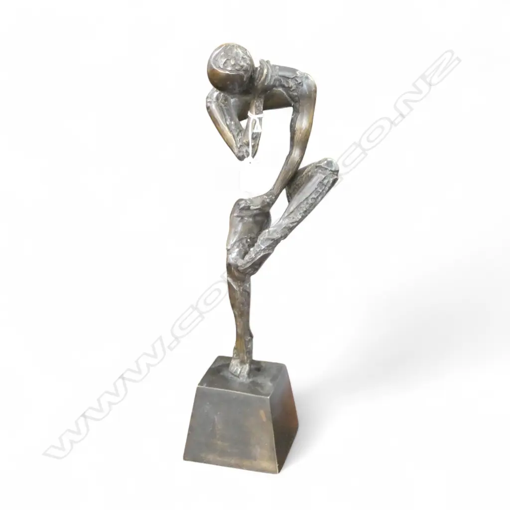BRONZE SCULPTURE, INCOMPLETE MAN H.445mm Image 1++