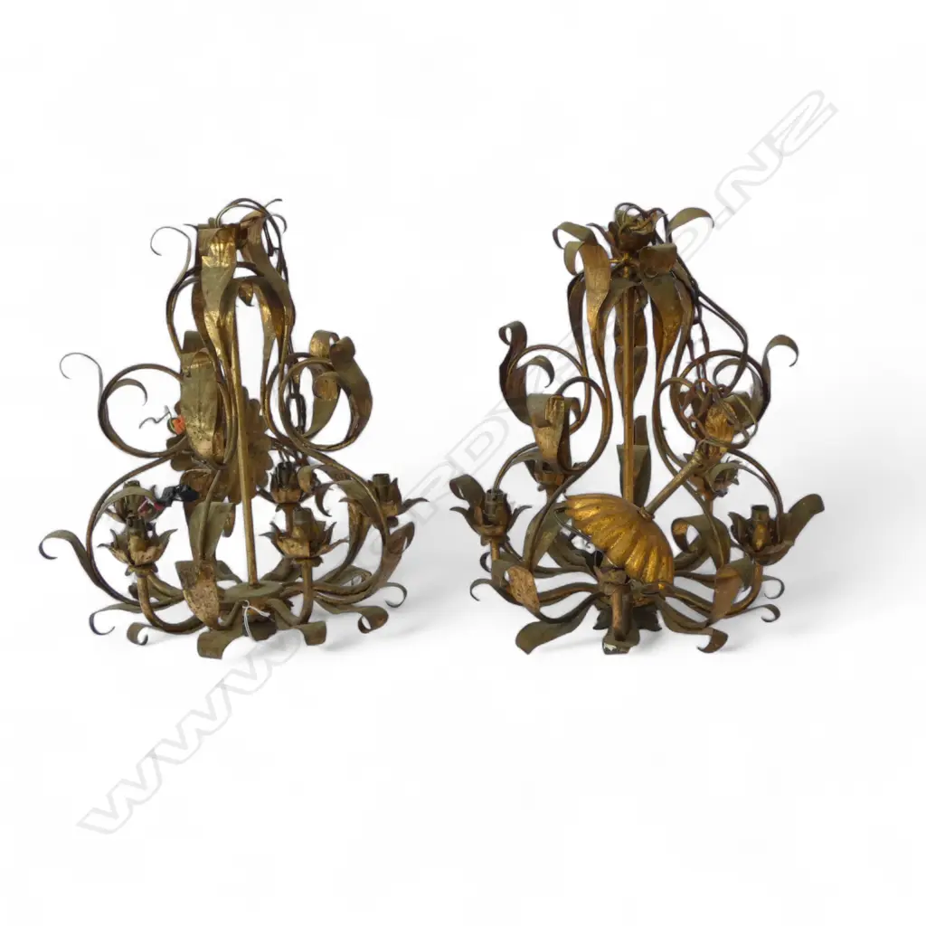 PR GOLD METAL CHANDELIERS H.400mm Image 1++