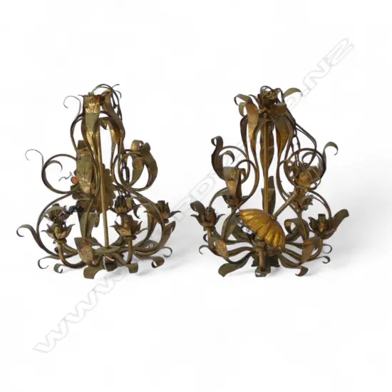 PR GOLD METAL CHANDELIERS H.400mm