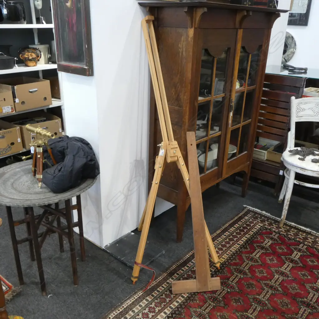 REEVES WOODEN EASEL + SET SQUARE L.875mm Image 1++