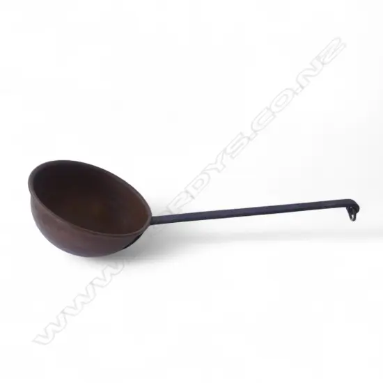 LARGE COPPER LADLE