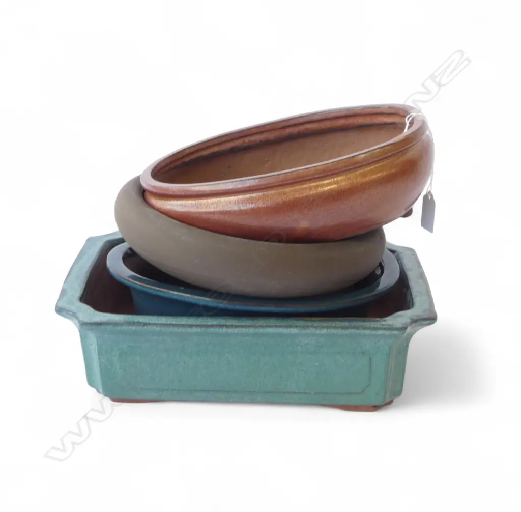 4 BONSAI PLANTERS W.330mm Image 1++