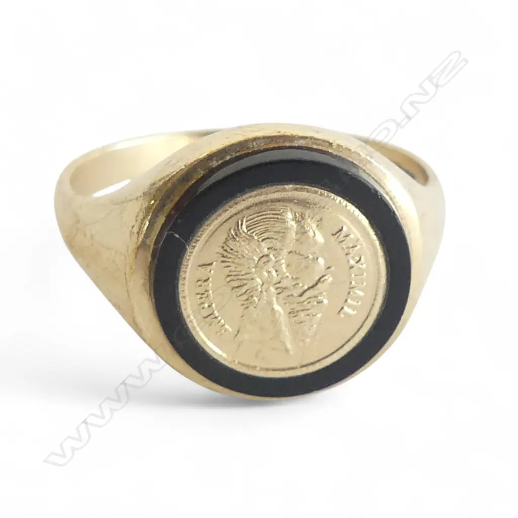 9CT SIGNET RING, 3.65gms Image 1++