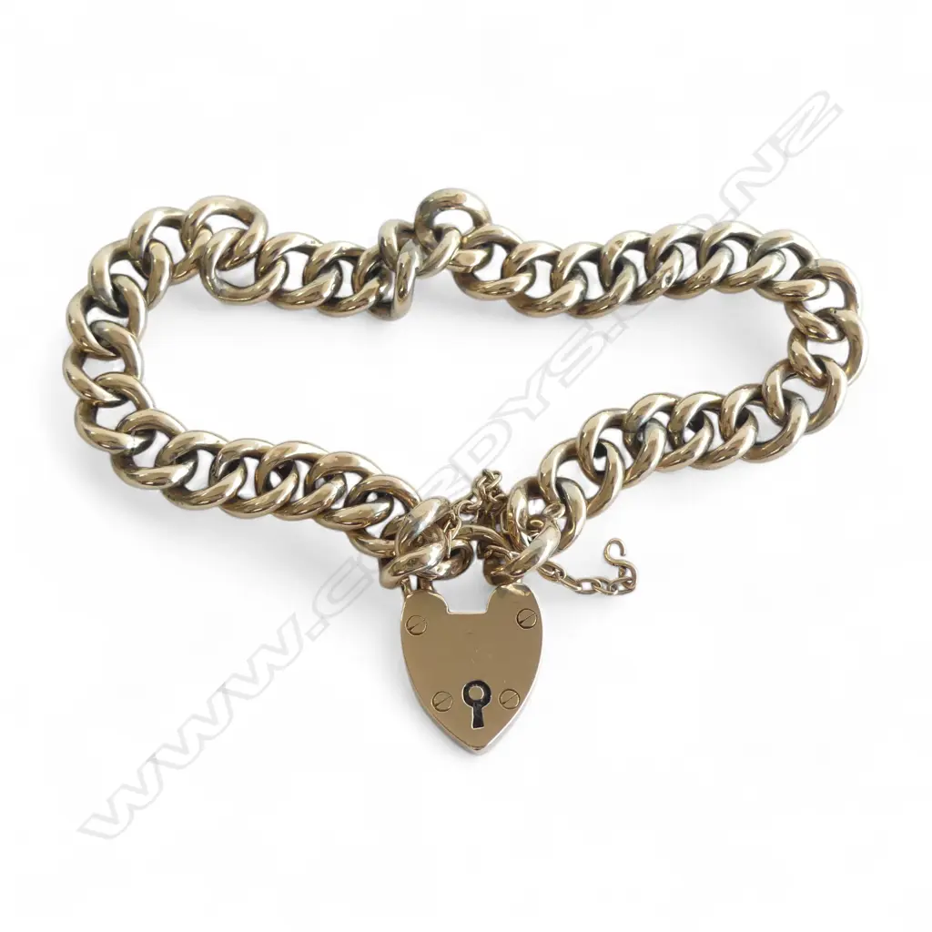 9CT GOLD CHAIN BRACELET 8.24gms Image 1++