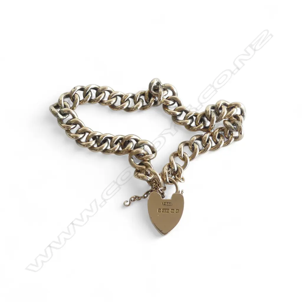 9CT GOLD CHAIN BRACELET 8.24gms Image 1++