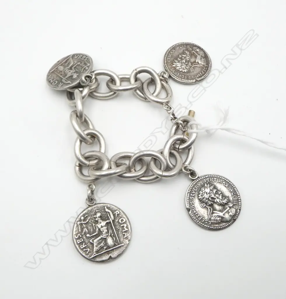 SILVER COIN BRACELET Image 1++