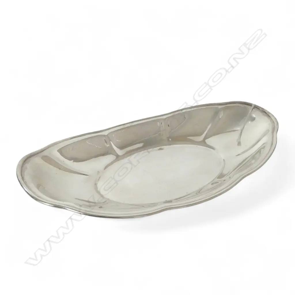 STERLING SILVER DISH W.310mm, 424gms Image 1++