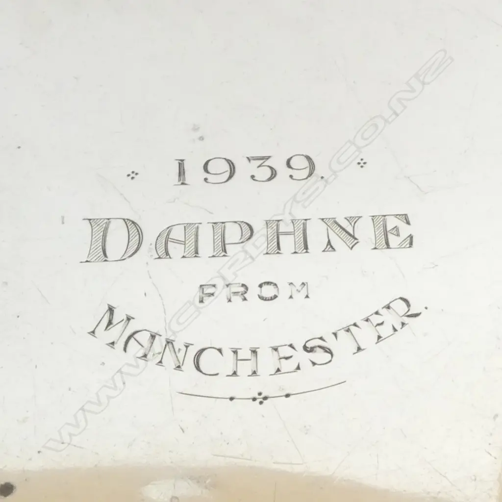 STG SILVER SALVER, SHEFFIELD 1939 225mm dia 386gms Image 1++