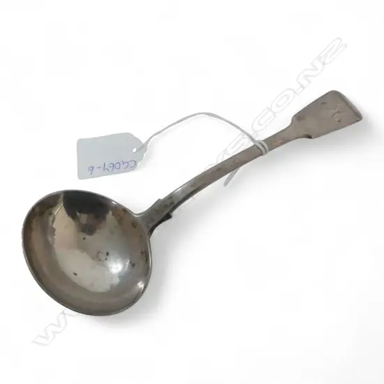 GEORGIAN SILVER SAUCE LADLE 67gms
