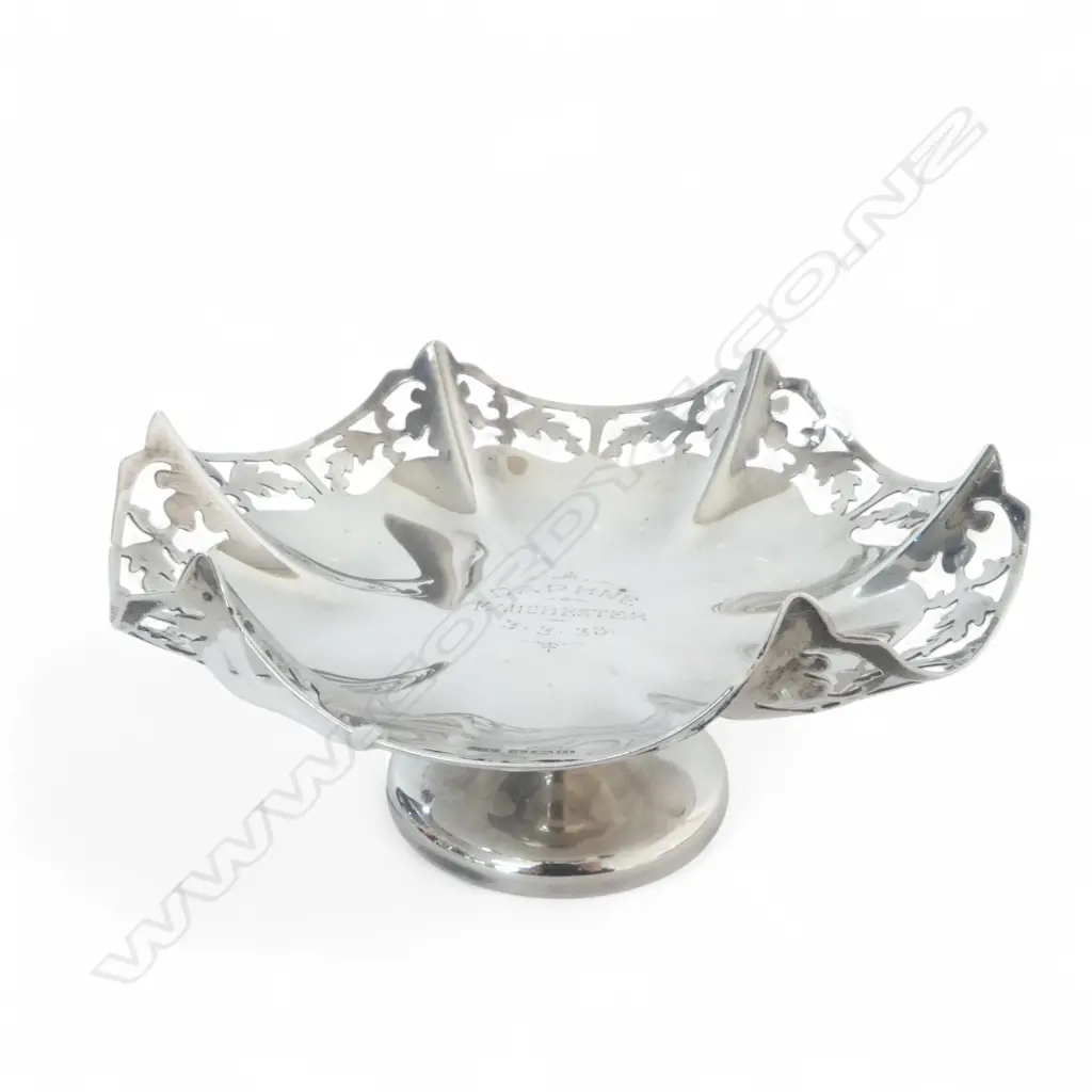 STG SILVER COMPORT, 150mm dia, 174gms Image 1++