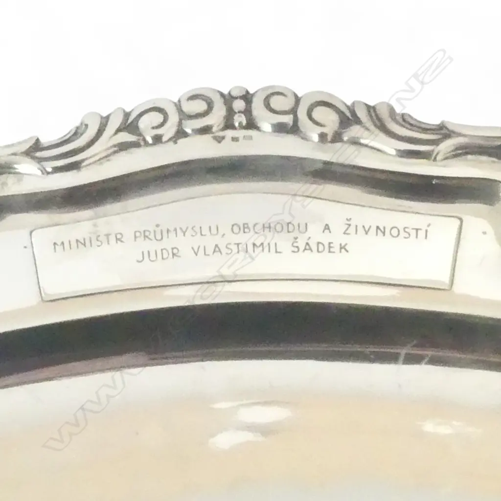 800 SILVER DISH 515x340mm 1080gms Image 1++