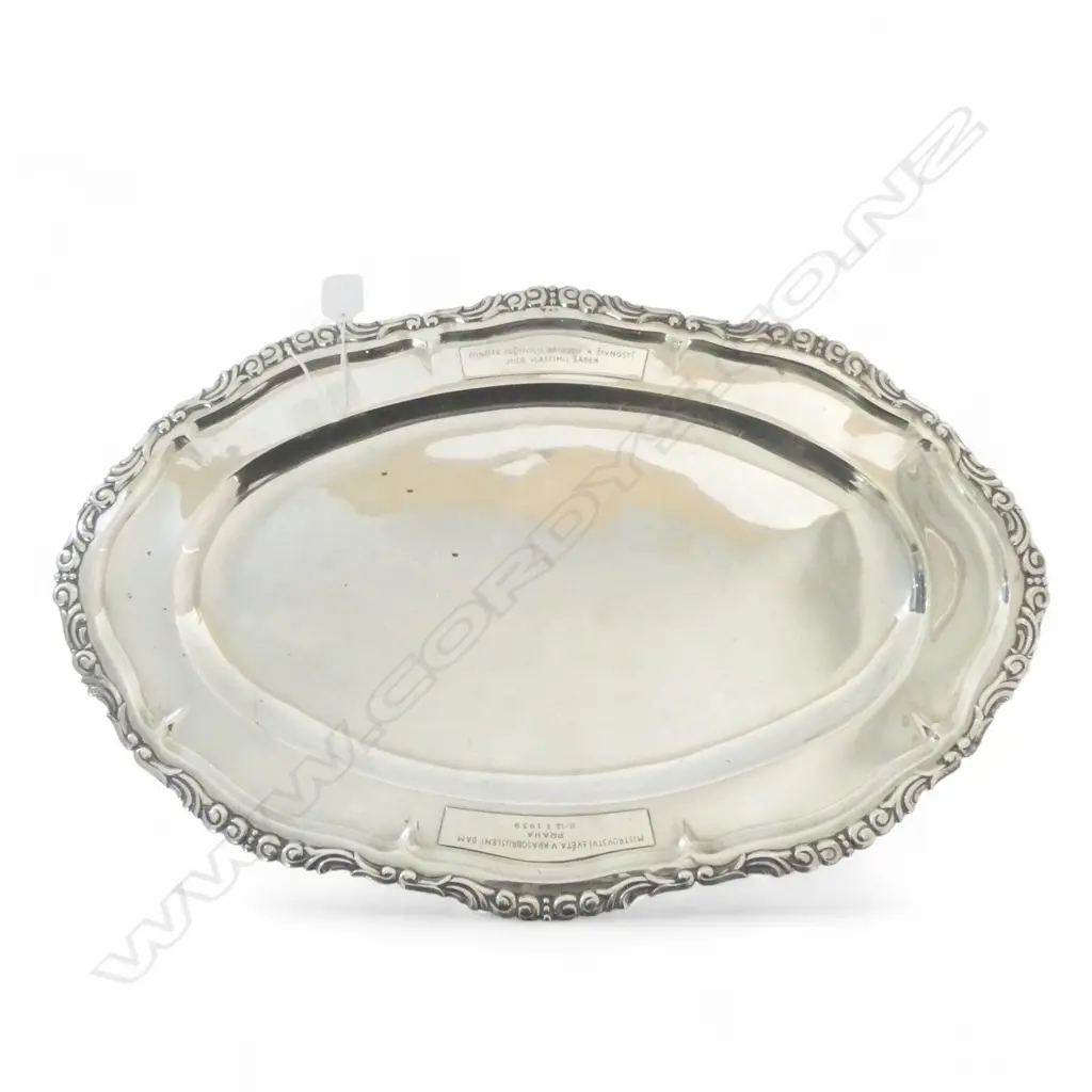 800 SILVER DISH 515x340mm 1080gms Image 1++