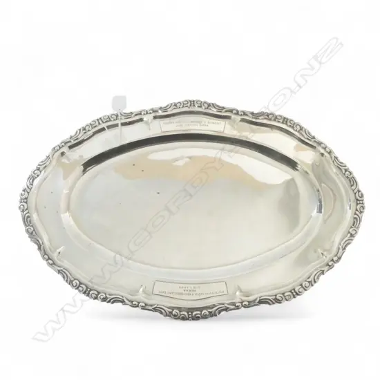 800 SILVER DISH 515x340mm 1080gms