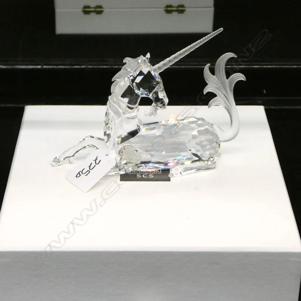 SWAROVSKI 1996 FABULOUS CREATURES UNICORN H.105mm Image 1++