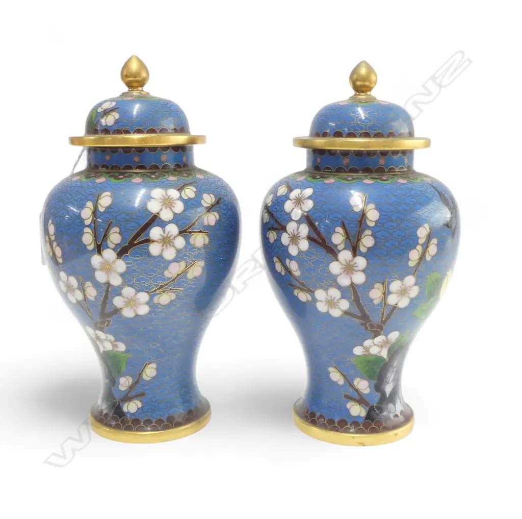 PR CLOISONNE VASES H.180mm Image 1++