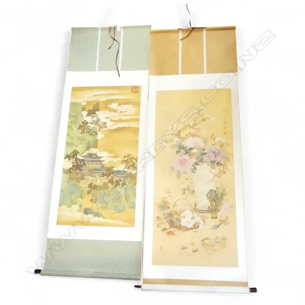 2 ORIENTAL SCROLLS  Image 1++