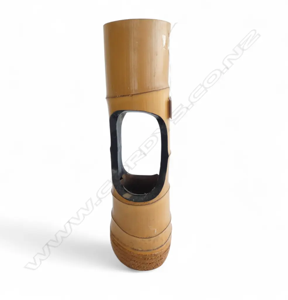 JAPANESE NIJUGIRI BAMBOO VASE L.420mm Image 1++