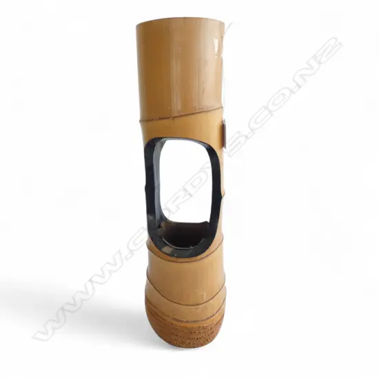 JAPANESE NIJUGIRI BAMBOO VASE L.420mm