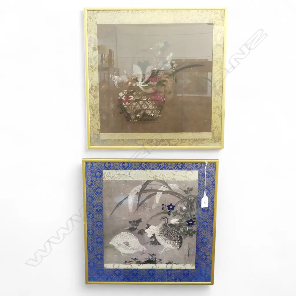 2 ORIENTAL PRINTS 400x400mm Image 1++