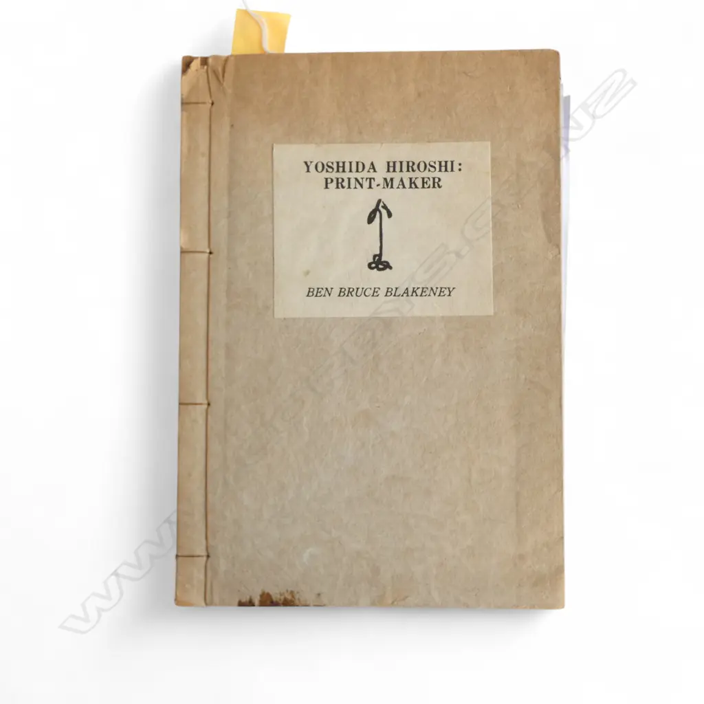 'YOSHIDA HIROSHI: PRINT-MAKER' by BEN BRUCE BLAKENEY: Essay and guide to identifying the artists signatures and seals... Image 1++