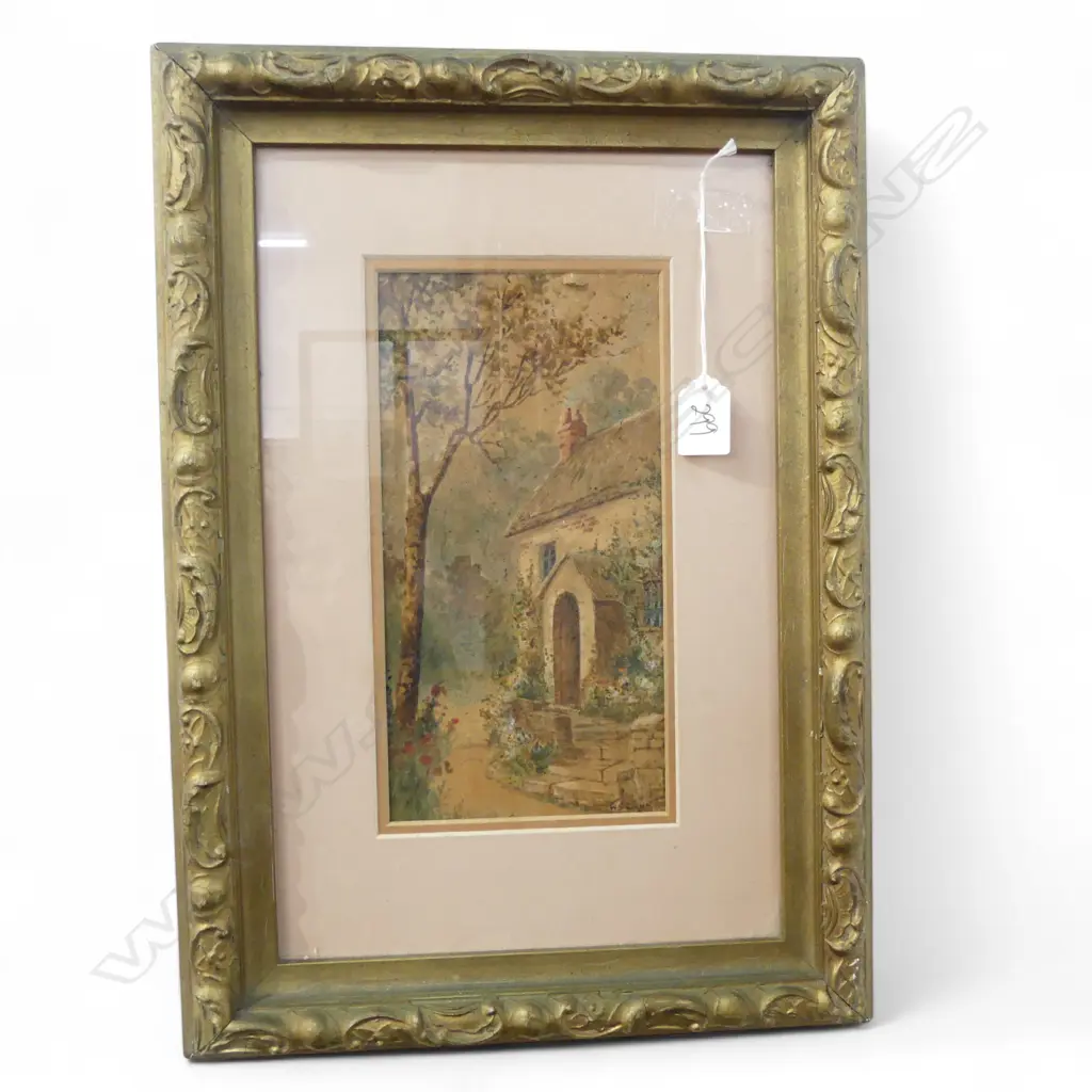 3 ENGLISH COTTAGE WCs; 250x130mm, W. S. PERCY 530x370mm, ARTHUR WILKINSON 290x490mm (no glass) Image 1++