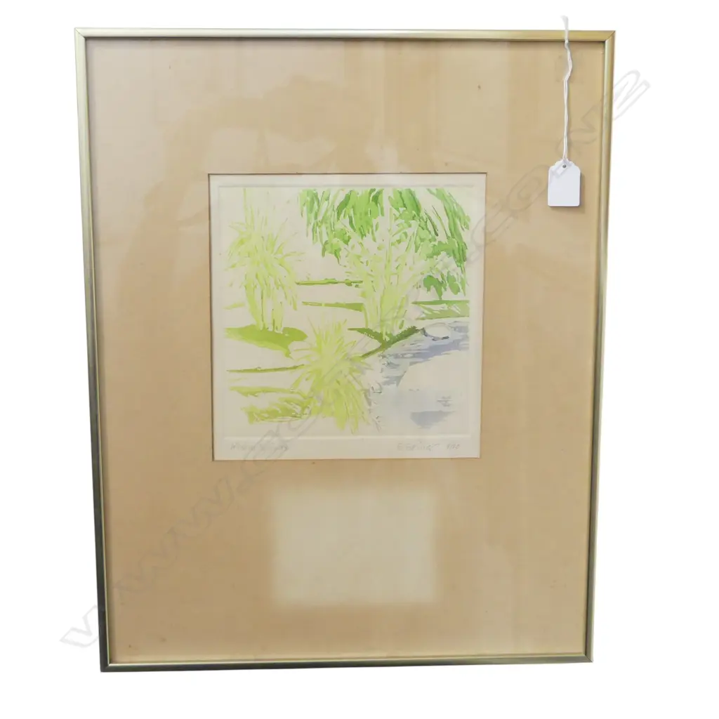 NUMBERED PRINT WESTERN SPRINGS BY E SKINNER H220 W220MM Image 1++