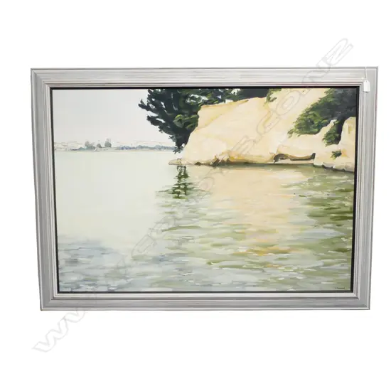 K. THOMAS, LANDSCAPE, OIL ON BOARD 665x975mm