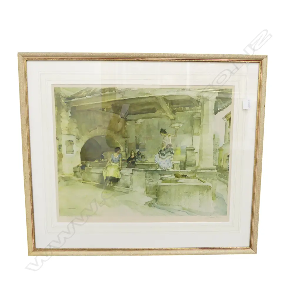 RUSSELL FLINT PRINT, SIGNED 460x590mm Image 1++