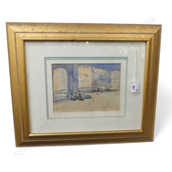 LATE 19th / EARLY 20thC ARTIST UNKNOWN, URBAN WC, 140x195mm foxing JOHN WEEKS?