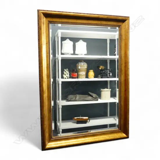 BEVEL EDGE GILT FRAMED MIRROR 790x1080mm