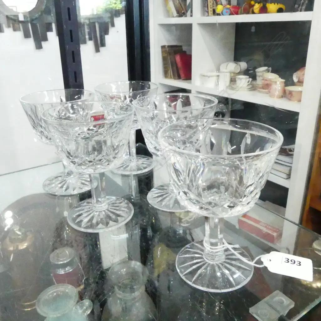 5 WATERFORD CRYSTAL GLASSES Image 1++