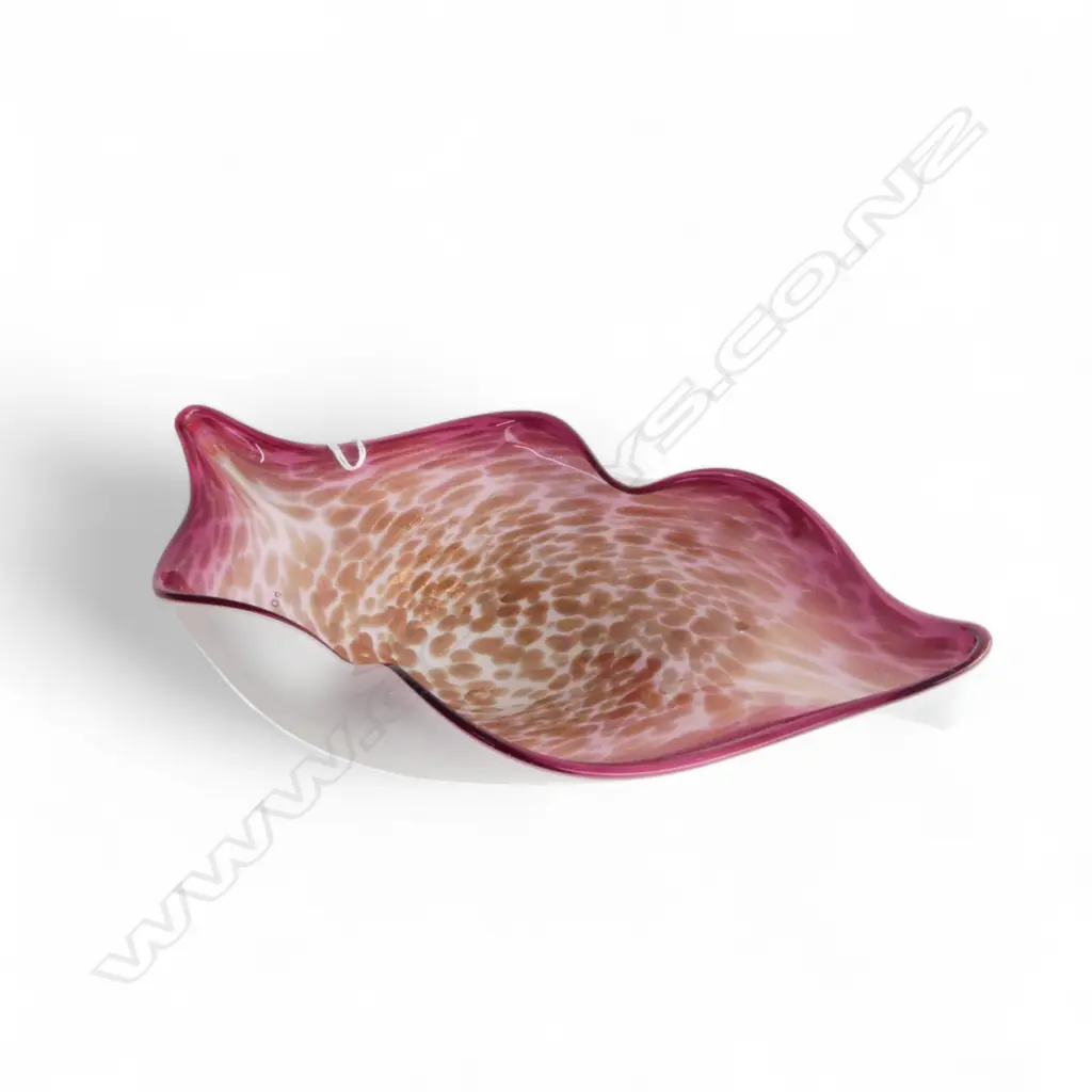 PINK & GOLD MURANO BOWL W.325mm Image 1++