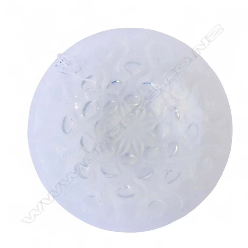 **RTV** RENE LALIQUE 'BULBES' OPALESCENT GLASS BOWL Dia.160mm Image 1++
