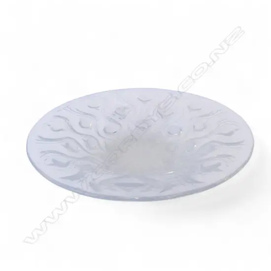 **RTV** RENE LALIQUE 'BULBES' OPALESCENT GLASS BOWL Dia.160mm